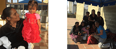 Dr. Babak Moeinolmolki and his little girl patient and her family