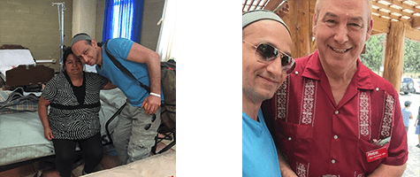 Dr. Babak Moeinolmolki and his old happy patients