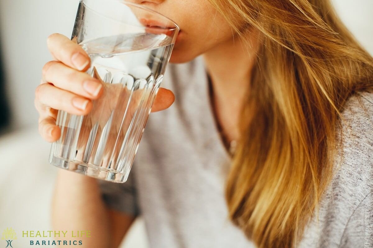 Drink Water from Glass